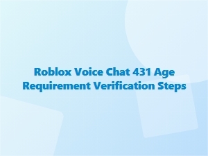 Verify Your Age for Roblox Voice Chat